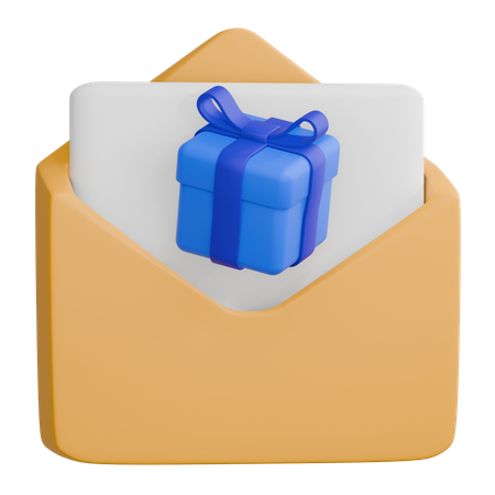 Gift Envelope  3D Icon