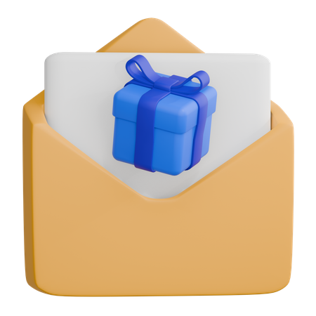 Gift Envelope  3D Icon