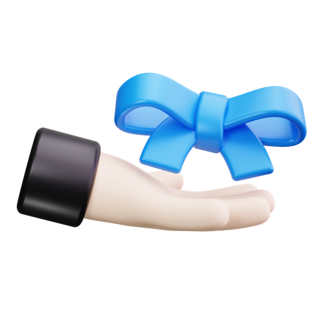 Gift In Hand  3D Icon