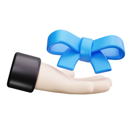 Gift In Hand  3D Icon