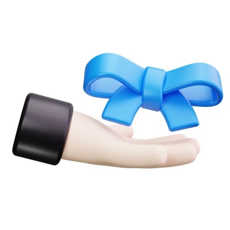 Gift In Hand  3D Icon
