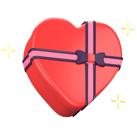 Gift Love  3D Icon
