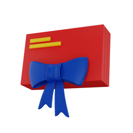 Gift Mail  3D Icon