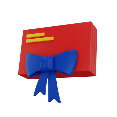 Gift Mail 3D Icon