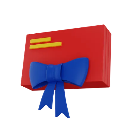 Gift Mail  3D Icon