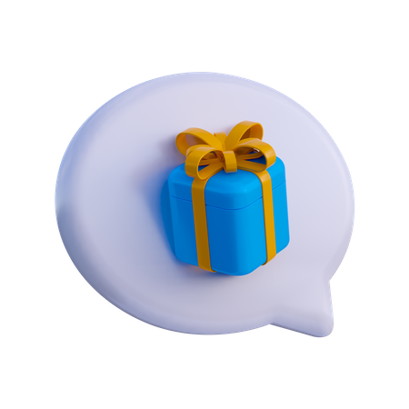 Gift Notification  3D Icon