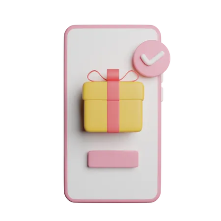Gift Order Apps  3D Icon