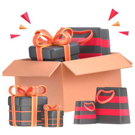 Gift Package  3D Icon