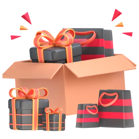 Gift Package  3D Icon
