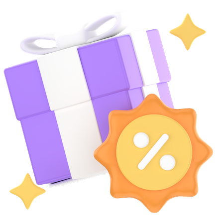 Gift promotion  3D Icon