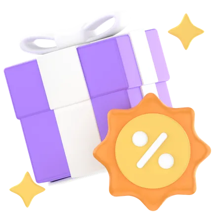 Gift promotion  3D Icon