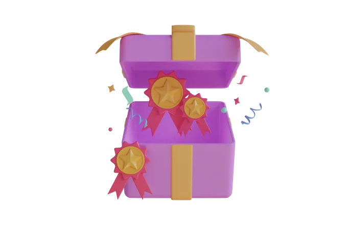 Gift Quality  3D Icon