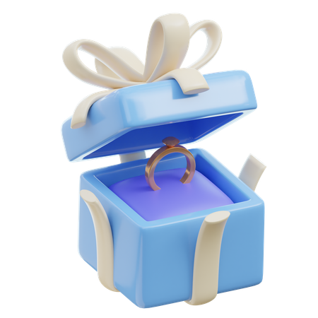 Gift Ring  3D Icon