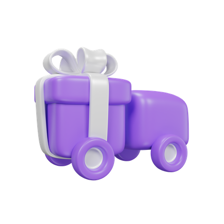 Gift Shipping  3D Icon