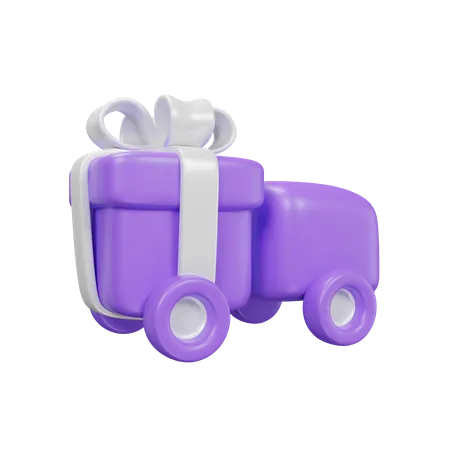 Gift Shipping  3D Icon