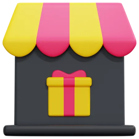 Gift Shop  3D Icon