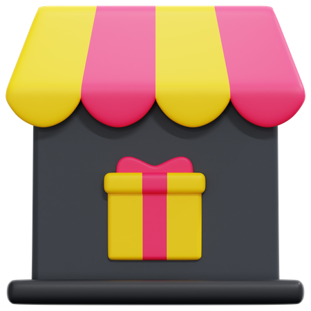 Gift Shop  3D Icon