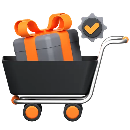 Gift Shopping  3D Icon