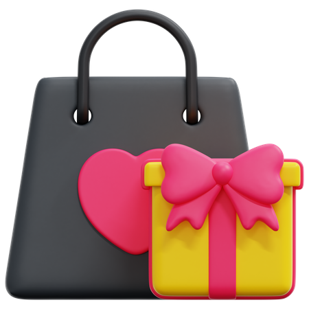 Gift Shopping  3D Icon