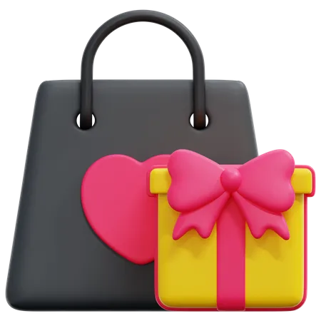 Gift Shopping  3D Icon