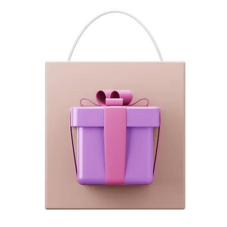 Gift Shopping  3D Icon