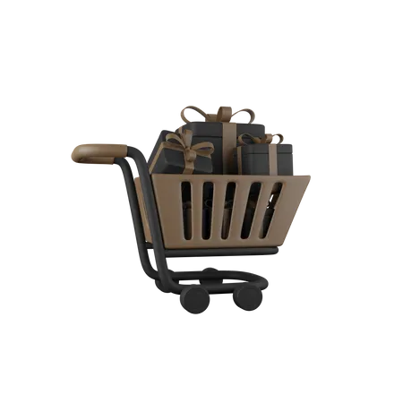 Gift Shopping  3D Icon