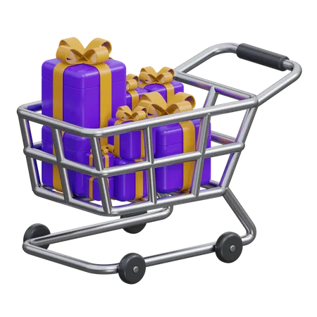 Gift Shopping  3D Icon