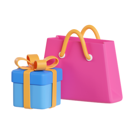 Gift Shopping 3D Icon