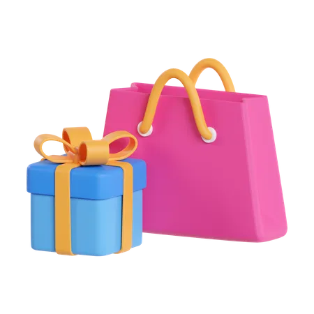 Gift Shopping 3D Icon