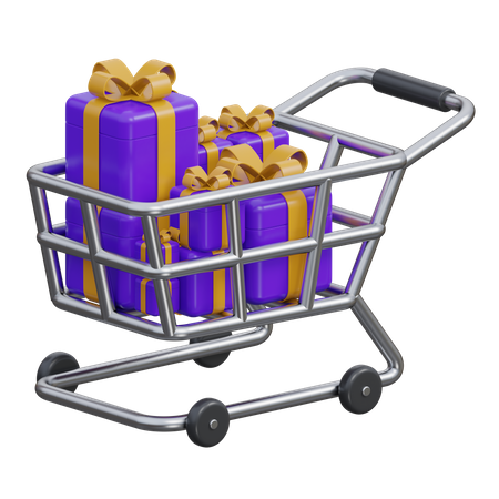Gift Shopping  3D Icon