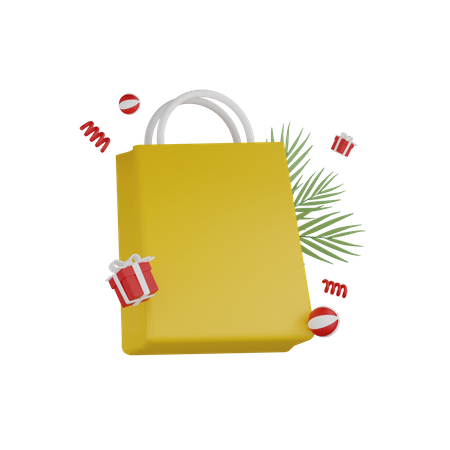 Gift Shopping Offer  3D Icon