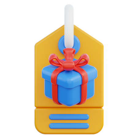 Gift Tag  3D Icon