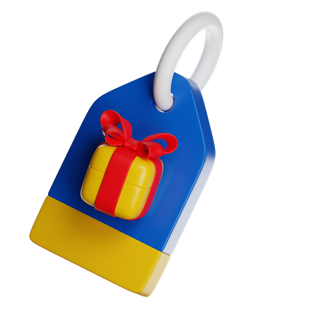 Gift tag  3D Icon