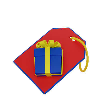 Gift Tag  3D Icon