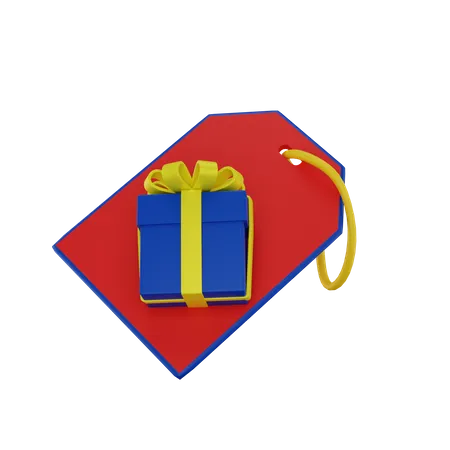 Gift Tag  3D Icon