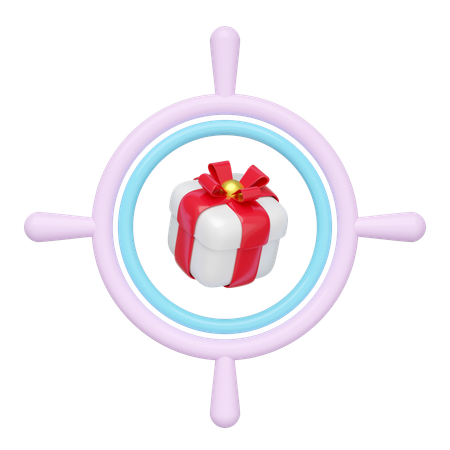 Gift Target  3D Icon