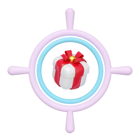 Gift Target  3D Icon