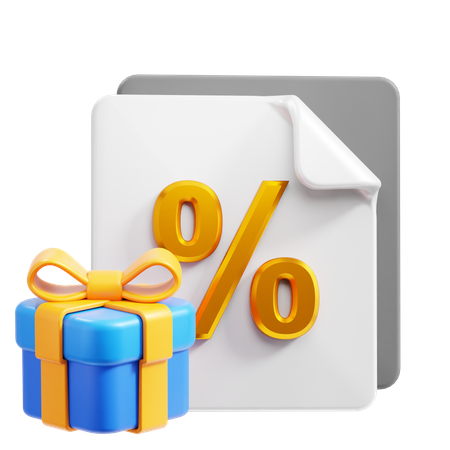 Gift Tax  3D Icon