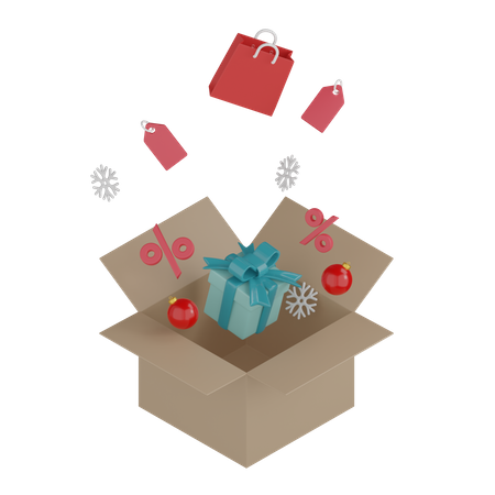 Gift Unboxing  3D Icon