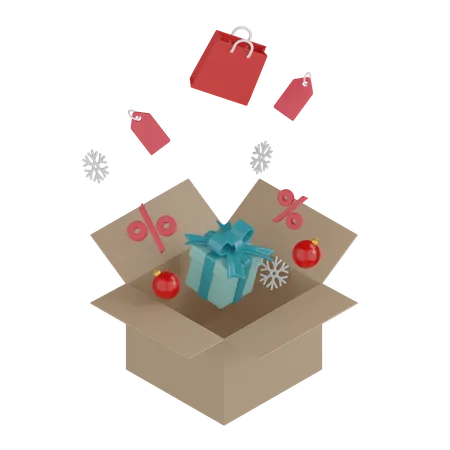 Gift Unboxing  3D Icon