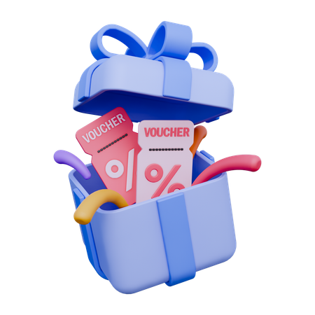 Gift Voucher  3D Icon