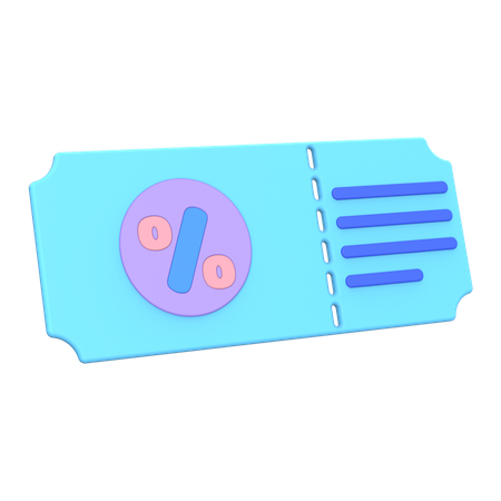 Gift voucher  3D Icon