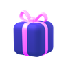 3d pink ribbon emoji