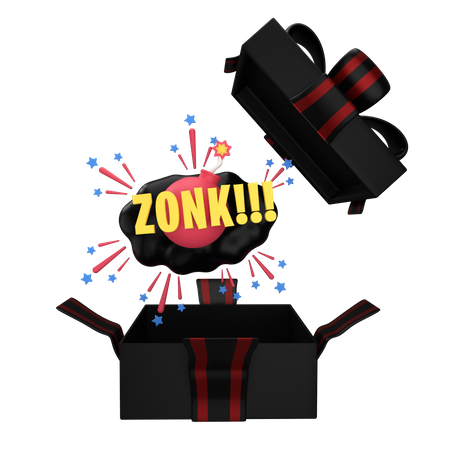 Gift Zonk  3D Sticker