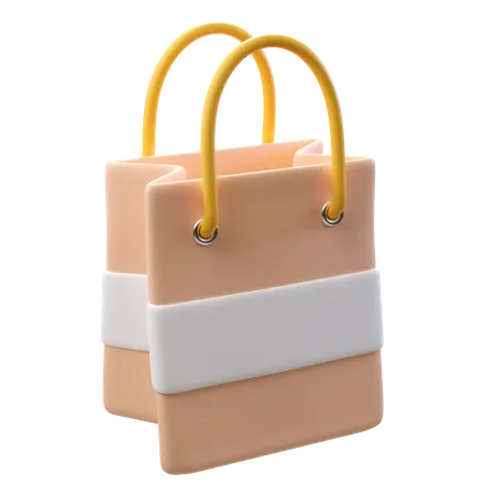 3 D Illustration Giftbag 3D Icon