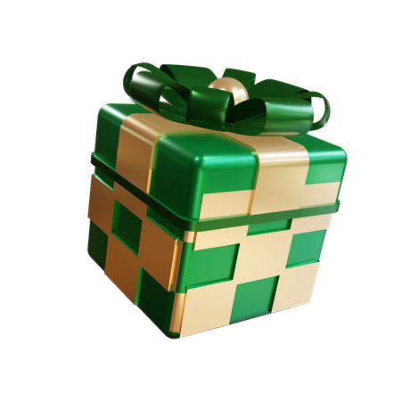 Giftbox Ketupat  3D Illustration