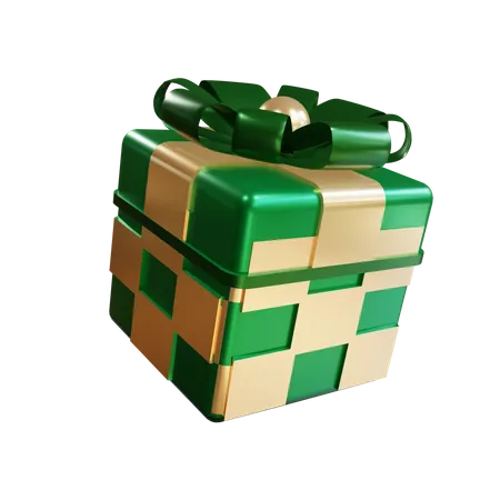 Giftbox Ketupat  3D Illustration