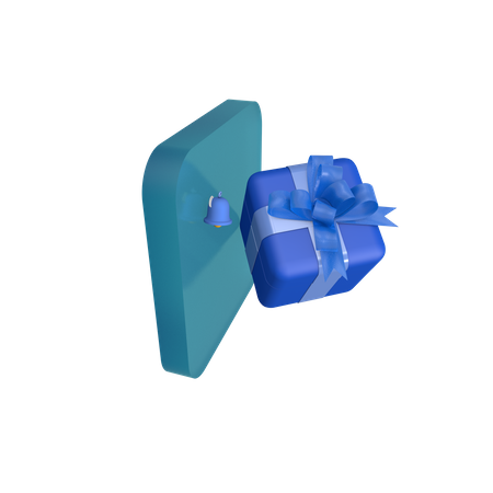 Giftbox with calendar  3D Icon
