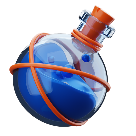 Giftflasche  3D Icon