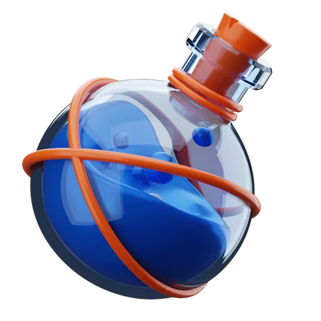 Giftflasche  3D Icon